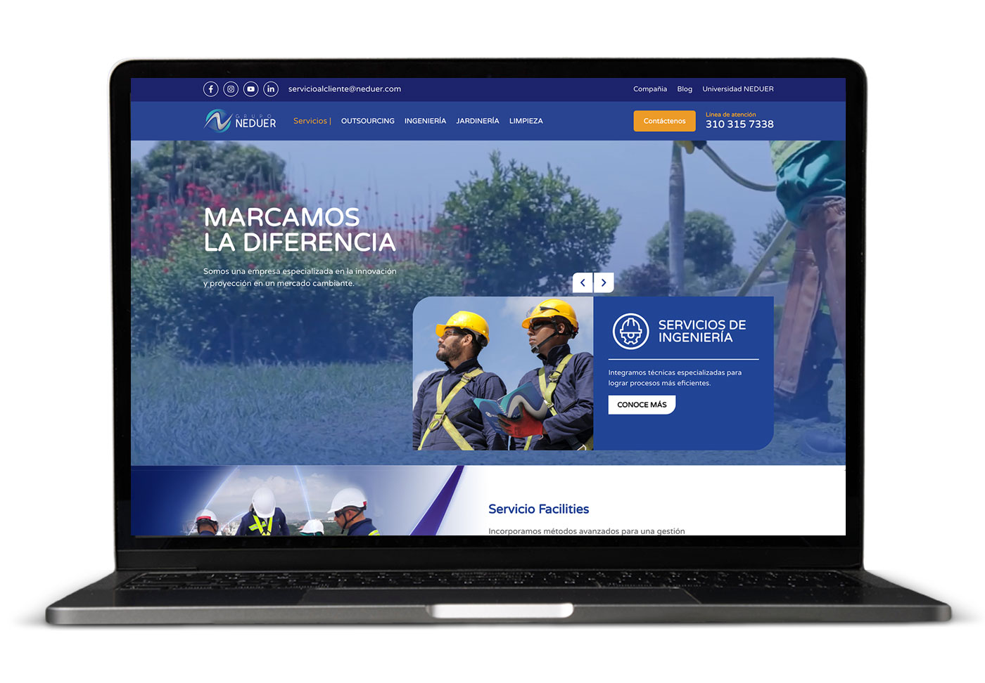 desarrollo web grupo neduer